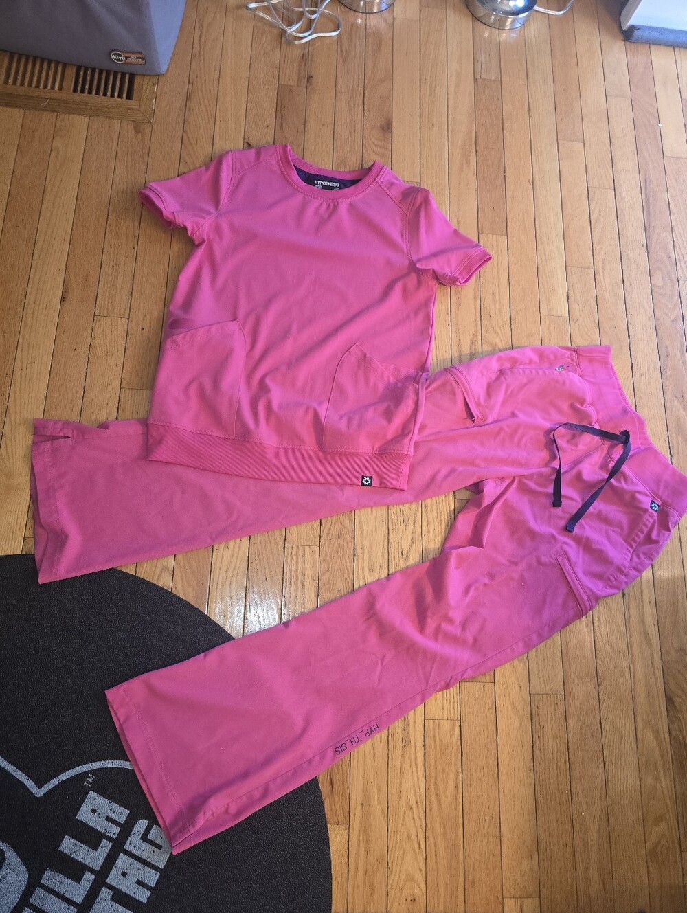 Hypothesis Reactive Pink Flare Scrub Set Small Limited Edition